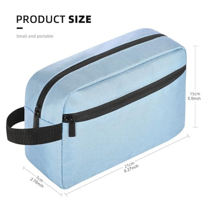 Icramsy Travel Toiletry bag Toiletry bag for women men Hanging Cosmetic bag Travel accessories for Women Men (Sky blue) - color: Sky blue