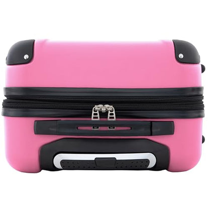 Travelers Club Chicago Hardside Expandable Spinner Luggages, Hot Pink, 20" Carry-On, HS-20720-EX-690N - color: Hot Pink, size: 22" Carry-On
