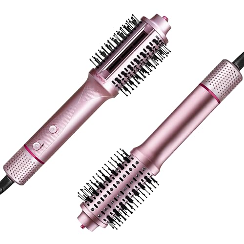 3 in 1 Ionic Hair Dryer Brush, Lightweight Blow Dryer Brush in One for Faster Dry and Style, Blowout Hot Air Brush, One Step Straightener Volumizer with Millions Negative Ions for Smooth