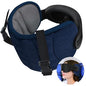 SARISUN Travel Pillows for Airplanes, Airplane Pillow for Long Flight, Airplane Head Strap with Sleep Eye Mask, 360° Headrest for Car Trip, Stop Bobblehead, Mottled Grey - color: Mottled Grey