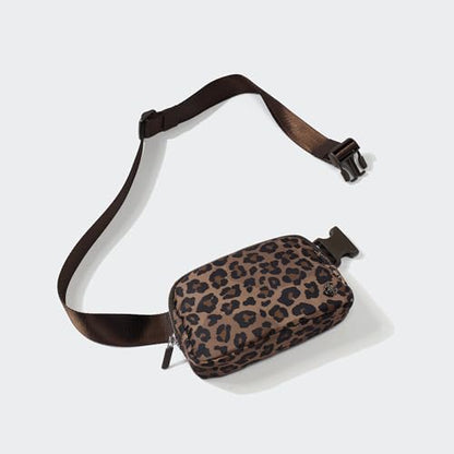 Pander Everywhere Belt Bag for Women, Fashion Waist Packs, Crossbody Bags with Adjustable Strap (Leopard Multi) - color: Leopard Multi