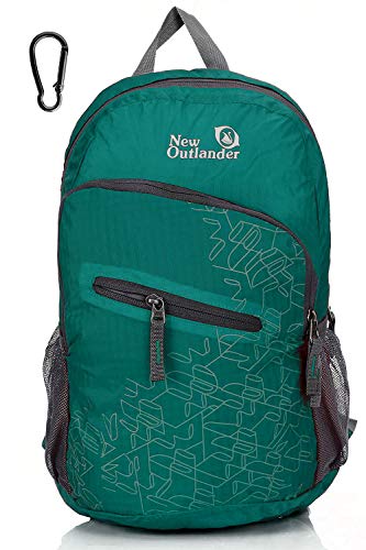 Outlander 20L/33L- Most Durable Packable Lightweight Travel Hiking Backpack Daypack (Dark Teal, 20L) - color: Dark Teal, size: 20L