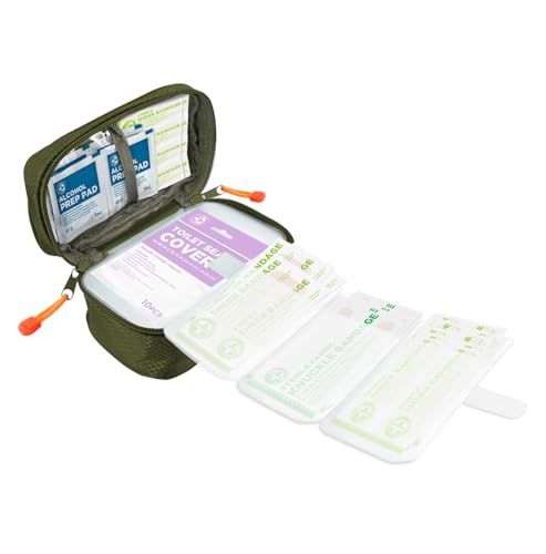 Be Smart Get Prepared's 125 Pieces Travel First aid kit, Carry-on Travel Essentials– PPE, Camping, Hiking, Road Trips, On-The-Go - size: 125 Piece Set