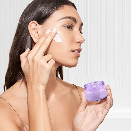Cosywell Travel Size Containers for Toiletries Leak Proof Plastic Travel Jars for Creams 1 Oz 4 Pack TSA Approved Trave Bottles Refillable Cosmetic Containers for Lotion Makeup Cosmetics (Purple) - color: D-1oz Purple