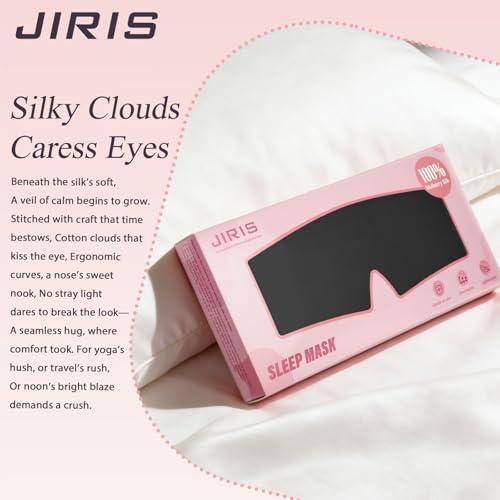 Silk Sleep Eye Mask for Side Sleeper Men Women, Eye Mask Sleeping 100% 22 Momme Pure Mulberry Silk for Night Sleep,Travel, Face-Hugging Padded Eye Cover for Sleeping with Adjustable Band-Black - color: Black