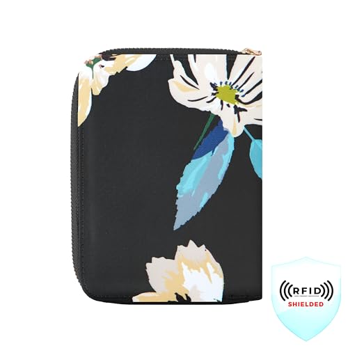 Travelon RFID Blocking Passport Zip Wallet - color: Midnight Floral