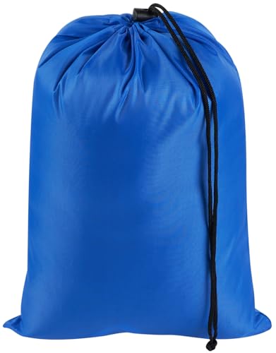 PALTERWEAR Drawstring Bag with Toggle - Nylon Cinch and Ditty Pouch Six-Pack (Blue, 8 x 11 Inch, Set of 6) - color: Blue, size: 8 x 11 Inch