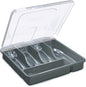 Utensil Holder for Countertop with Lid, Plastic Silverware Tray for Drawer (Gark Gray) - color: Gark Gray