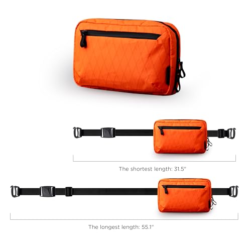 ALPAKA Elements Tech Case - Travel Organizer Pouch for Electronics, Cables, EDC with Weatherproof Fabrics, YKK Zippers (Hot Orange RVX21 Fabric, Halloween Edition) - color: Orange