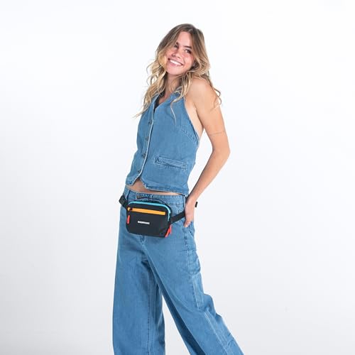 Sherpani Hyk, Small Sling Bag, 1L Belt Bag, Lightweight Travel Fanny Pack, Sling Crossbody Purse with RFID Blocking - color: Chromatic