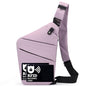 Anti Theft Crossbody Bags for Women Men, Multi-Pocket Shoulder Bag, Slim Sling Purse with 2 RFID Blocking Card (Right Shoulder-Purple) - color: Right Shoulder-purple