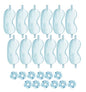 24Pcs Satin Eye Mask Silk Sleep Masks Silky Eyes Cover Blackout Blindfold Eyeshade Scrunchies Hair Ties Travel Wedding Gift - color: Water Green