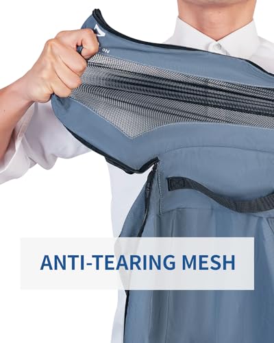 ECOHUB 7 Set Packing Cubes Tear-Resistant Luggage Packing Organizers with Number Icon for Travel Accessories Luggage Suitcase Machine Washable Packing Cubes (Blue) - color: Blue, size: 7 Set Packing Cubes