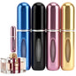 5ml Travel Perfume Bottle Refillable Atomizer Sprayer for Perfume,Leakproof Perfume Atomizer Travel, Portable Refillable Perfume Bottles, (Blue, Black, Pink, Gold) - color: Blue, Black, Pink, Gold