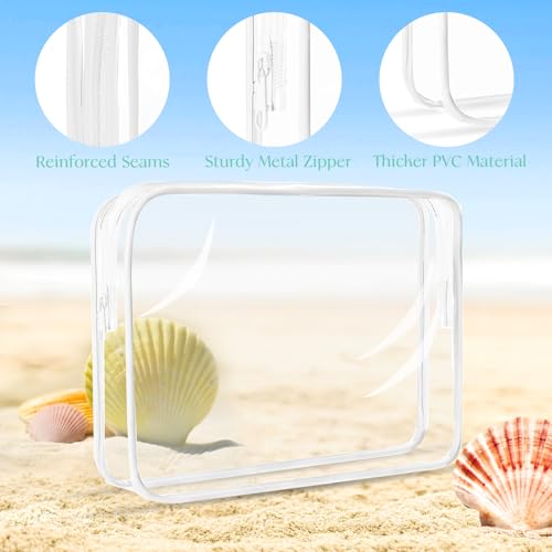 Travel Shampoo Bottles 5 pcs 3.4oz TSA Approved Travel Bottles for Toiletries Travel Size Bottles Leak Proof Empty Lotion Containers with Flip Cap Small Plastic Squeeze Bottlesp-Clear - color: Clear