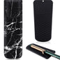 Shappy 2 Pcs Heat Resistant Hair Tools Bag Curling Iron Travel Case Cover Neoprene Flat Iron Holder Travel Case and Silicone Mat Pouch for Hot Hair Tools Storage Organizer(Retro Style) - style: Retro Style