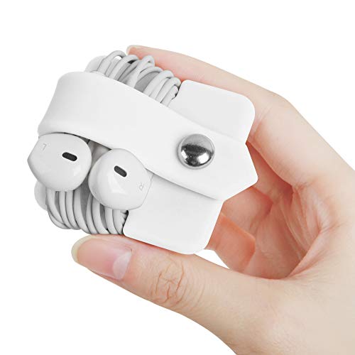 Cord Organizer Earbuds Holder Earphone Wrap Earphones Organizer Headset Headphone Earphone Wrap Winder Cord Manager Cable Winder White - color: White
