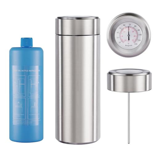 Bogush 60H Insulin Pens Cooler Hold 6-8 Pens Travel Case Medication Cooler for Travel TSA Approved Medicine Cooler Medical Diabetic Travel Cooler Bag Epipen Carry Case Silver - color: Silver