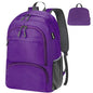 HOLYLUCK 20L Lightweight Packable Hiking Daypack Foldable Backpack for Men Women Small Travel Outdoor Foldable Shoulder Bag-purple - color: Purple