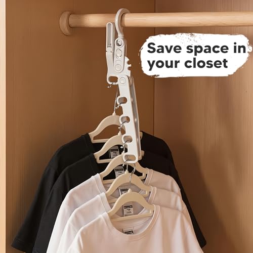 GorillaLine Go - Folding Clothes Drying Rack - Travel Essentials for Laundry - Portable and Collapsible with Hook - Clothes Rack Cruise Ship Essentials, RV, Traveling and Small Room