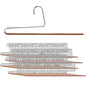 Mawa by Reston Lloyd Non-Slip Space Saving Clothes Hanger with Single Rod for Pants, Style KH35U, Copper, Set of 160 - color: Copper, size: Set of 160