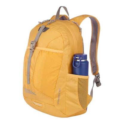 Eddie Bauer Stowaway Packable Backpack | Travel | Outdoor | Lightweight | Foldable | Durable | Ripstop Polyester | 30L - Field Gold - color: Field Gold, size: 30L