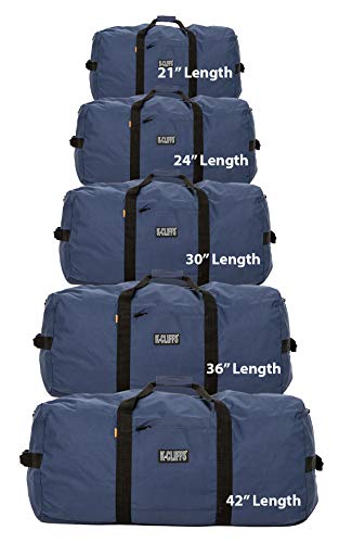 Heavy Duty Cargo Duffel Large Sport Gear Drum Set Equipment Hardware Travel Bag Rooftop Rack Bag - color: Navy, size: 36" x 17" x 17"