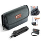 NEEWER Camera Lens Filter Case with Water Resistant Hard Shell, 6 Soft Pockets, Shoulder Strap, Pro Photography Filter Bag Storage Pouch for 4''x 4'', 4''x 5.65'' Square, 95mm Circular Filters, PB025 - style: Pb025
