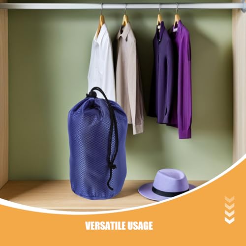 2pcs Compression Storage Bags: Oxford Cloth Drawstring Stuff for Down Jackets & Clothes - Space-saving Organizer for Travel, Camping, Home Use