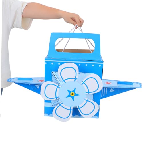 Yardwe Wearable Cardboard Airplane for DIY Aircraft Kit for Inspires Creativity Roleplaying Fun Design for Family Bonding Activities
