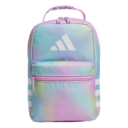adidas Kids Santiago Lunch Bag – Insulated Cooler Lunchbox for Girls & Boys, 8L, Adi Comp Black/Bright Royal Blue/White/3, One Size - color: Adi Comp Black/Bright Royal Blue/White/3
