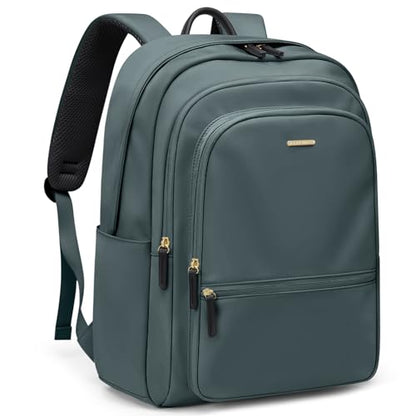 GOLF SUPAGS 15.6 Inch Women's Laptop Backpack, Water Resistant Work College Travel Daypack, Everyday Commuter Bag for Teacher Nurse (Atrovirens) - color: Atrovirens