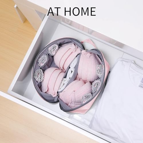 iN. Large Packing Organizer Bra Underwear Storage Bag Travel Lingerie Pouch Organizer Portable Grey