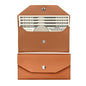 Pu Leather Cash Envelope Wallet - Reusable Cash Stuffing Wallet for Men and Women -Brown - color: brown