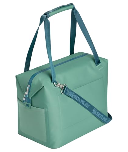 Stanley All Day Julienne Soft Cooler Bag and Lunch Box | Insulated Travel Bag with Zipper | BPA-Free - color: Spring Green, style: Max