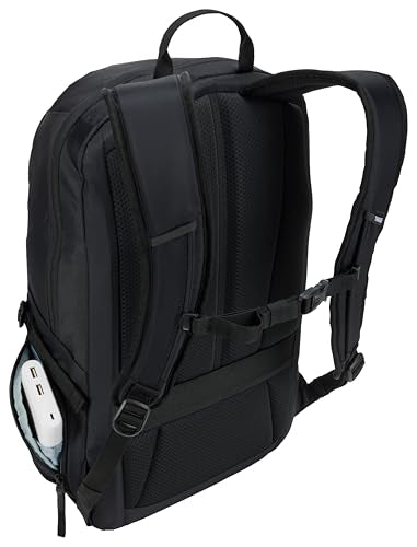 Thule EnRoute 21L Backpack, Fits 16" Laptop and Tablet, Internal mesh Zipper Pockets, Side Bottle Pocket, Quick Access Side Zipper - color: Black New, size: 21L