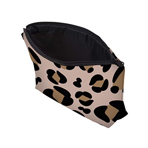 Cute Travel Makeup Bag Cosmetic Bag Small Pouch Gift for Women (Big Leopard) - color: Big Leopard