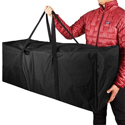 Sports Duffle Bag - Extra Large Travel Duffel Luggage Bag with Upgrade Zipper, Sturdy & Water Resistant, Black (Black 47inch 2Pack) - size: 47" x 13.7" x 17.5" 2Pack