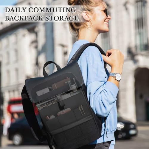 Backpack Organizer Insert, Felt Bag Organizer for Rucksack Shoulder - color: Black, size: XS