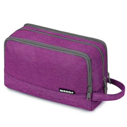 Toiletry Bag for Men Hanging Dopp Kit Water Resistant Shaving Bag Small Toiletry Bag for Traveling (Deep Purple) - color: Deep Purple