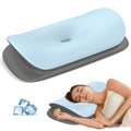 Olumoon Cervical Neck Pillow - Ergonomic Memory Foam Contour Pillows for Side, Back & Stomach Sleepers, Cervical Pillow for Neck Support Sleeping with Breathable Cover