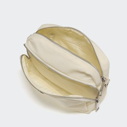 Pander Crossbody Sling Bag – Everyday Purse with Adjustable Strap, Perfect for Travel, Errands, and Daily Use - color: Ivory White