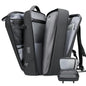 TANGCORLE Vacuum Seal Travel Backpack,Expandable Vacpack Backpack with Vacuum Compression System 50L - color: Black-c50