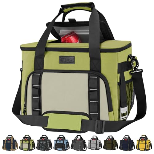 BALEINE Extra Large Soft Cooler Bag, Portable Leakproof Cooler, 40/60 Cans Volume for Beach, Camping, Kayaking, Travel, and Road Trips
