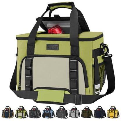 BALEINE Extra Large Soft Cooler Bag, Portable Leakproof Cooler, 40/60 Cans Volume for Beach, Camping, Kayaking, Travel, and Road Trips