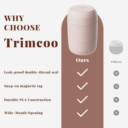 New Travel Toiletry Containers [Ultra Leakproof] TSA-Approved, PLA Hard Shell Jars with 5 Magnetic Labels, Wide Mouth Bottles for Lotion, Cleanser, Shampoo, Conditioner, Pink, 3 Pack, 2OZ - color: Pink, size: 2 oz / 60 ml