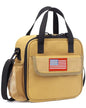 Tactical-style Lunch Bag 5L Kids Lunch Bag with Adjustable Shoulder Strap Easy to Clean Leakproof Wipeable liner Toddler Lunch Box Bag for Boys Girls School and Daycare - color: Brown