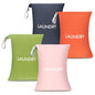 WiseBoy 4 Pack Laundry Bags, Travel Laundry Bag for Dirty Clothes, Washable Nylon Wet Dry Bag, Swimming Yoga Bathing Suit Workout Wet Dry Bags - color: Navy Blue/Orange/Green/Pink