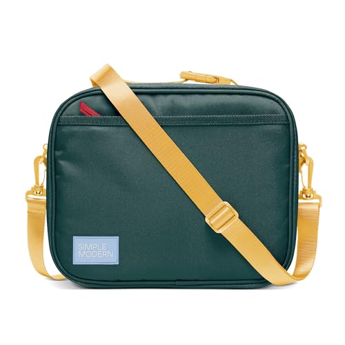 Simple Modern Hadley Lunch Box with Shoulder Strap | Kids & Adults | Insulated Bag with Pockets for Women, Men, Girls, Boys - color: Multi-color: Sunset Riptide