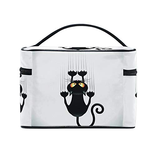 Makeup Bag Cat Paw Print Travel Cosmetic Bags Organizer Train Case Toiletry Make Up Pouch - color: color10
